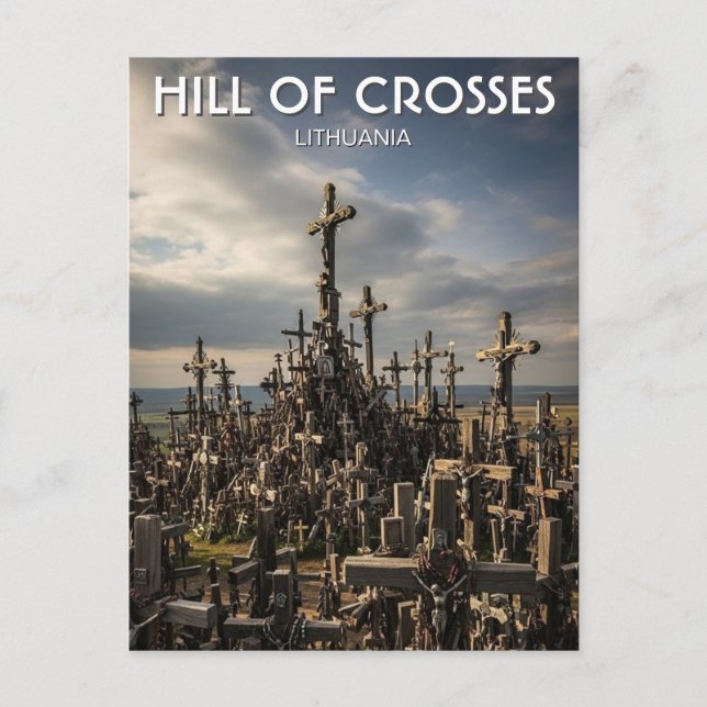 Hill of Crosses Lithuania Travel Postcard (Front)