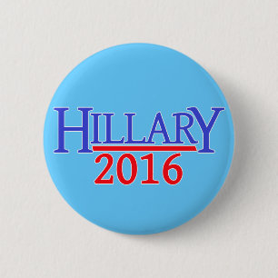 HILLARY 2016 6 CM ROUND BADGE