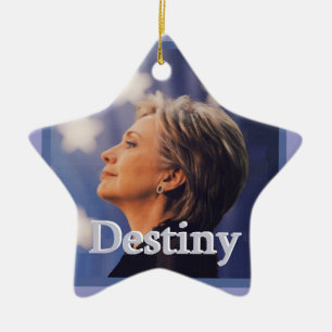 Hillary 2016 ceramic tree decoration