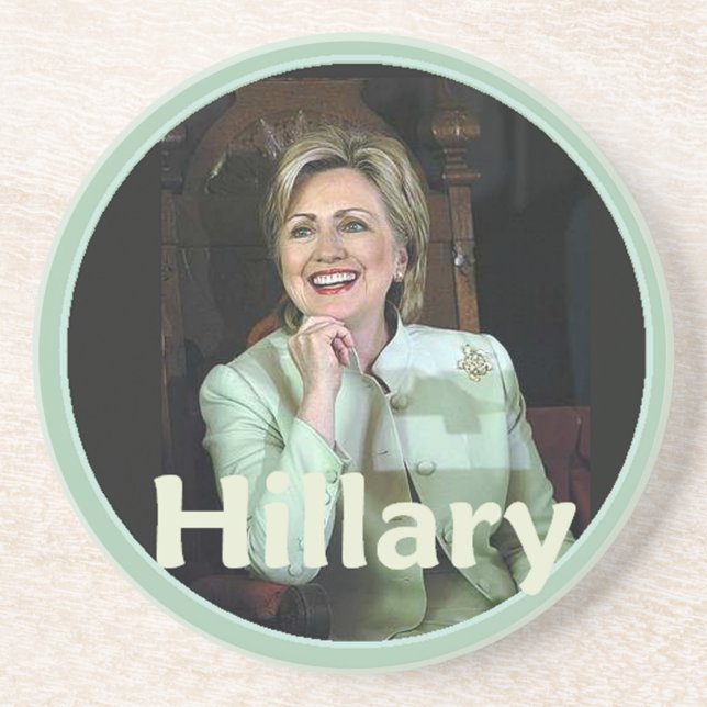 Hillary 2016 coaster (Front)