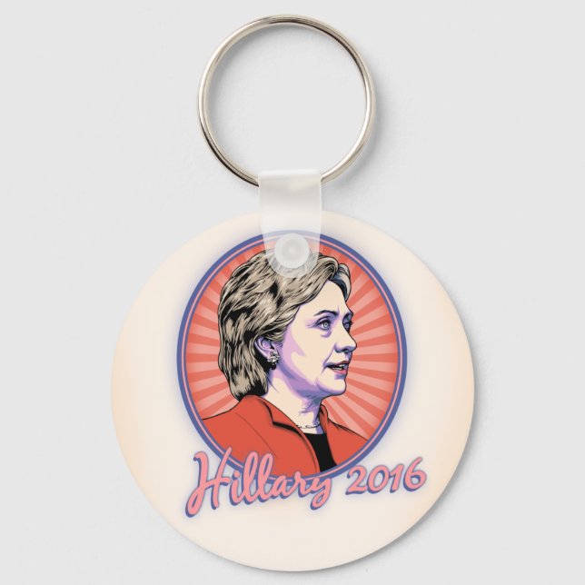 Hillary 2016 -ov key ring (Front)