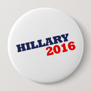HILLARY 2016 -.png 10 Cm Round Badge