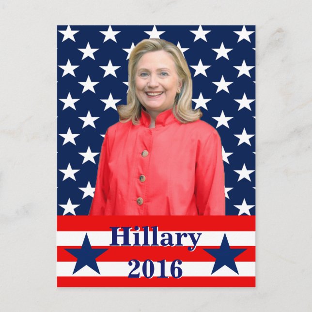 Hillary 2016 postcard (Front)