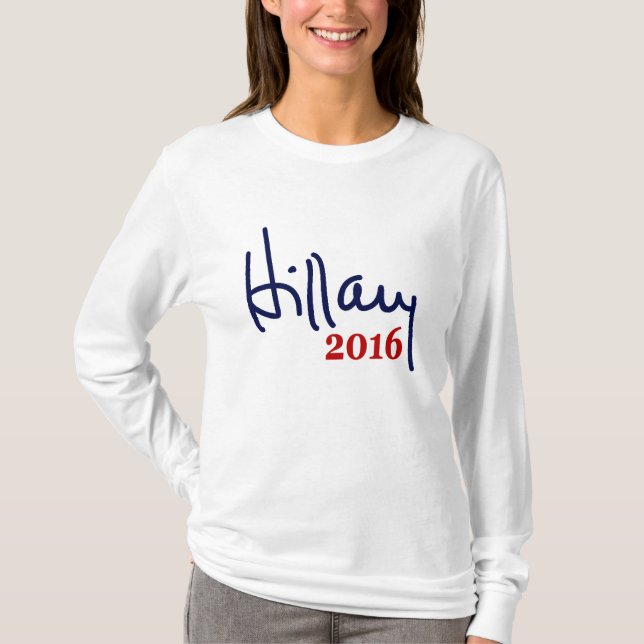 Hillary 2016 Signature T-shirt (Front)