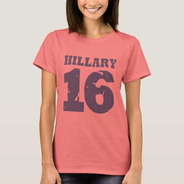 HILLARY 2016 UNIFORM DISTRESSED T-Shirt (Front)