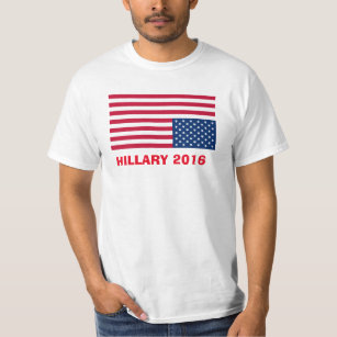 HILLARY 2016 UPSIDE DOWN FLAG T-Shirt