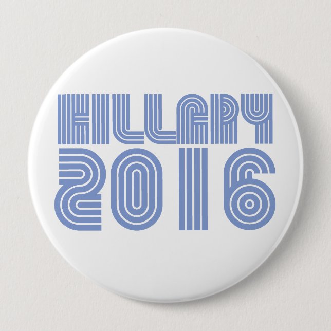 HILLARY 2016 vintage.png 10 Cm Round Badge (Front)