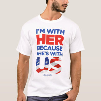 Hillary 2016 White/Light Tee