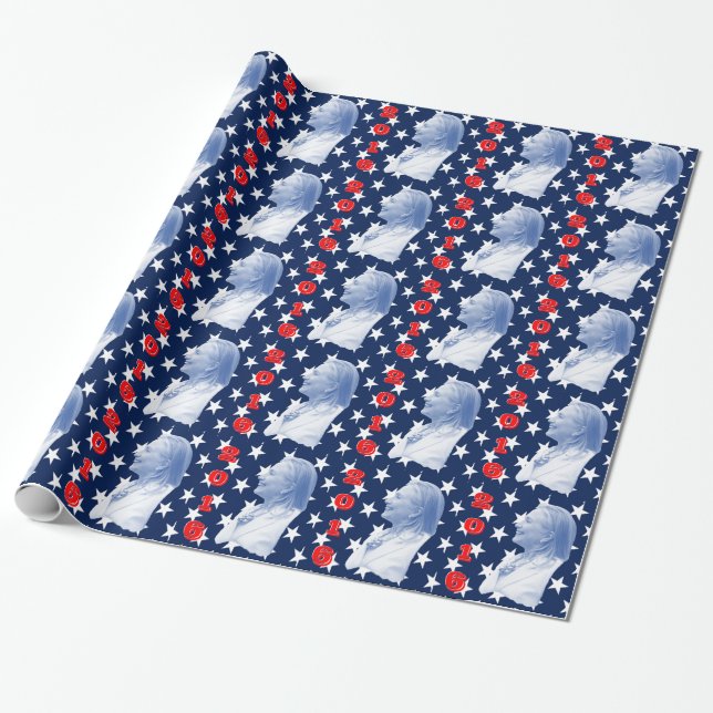 Hillary 2016 wrapping paper (Unrolled)