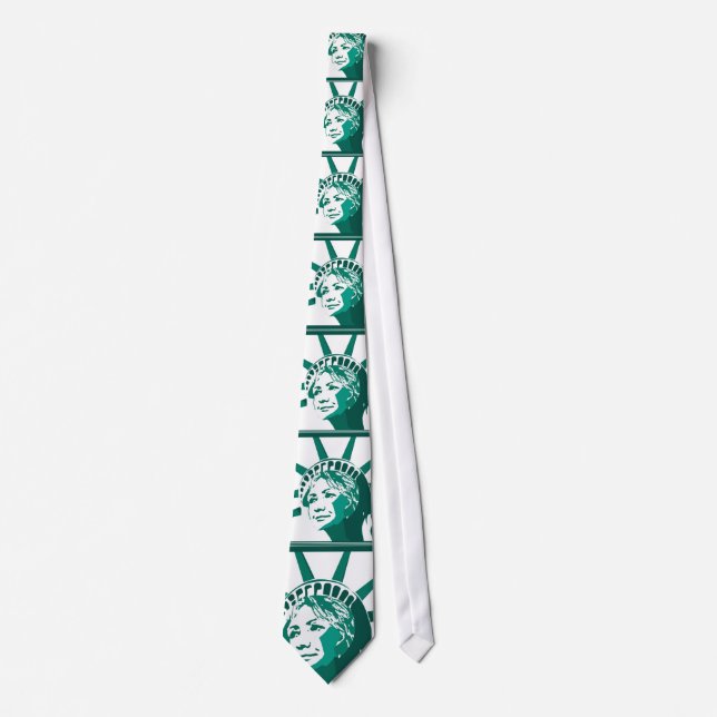 Hillary as Lady Liberty Tie (Front)