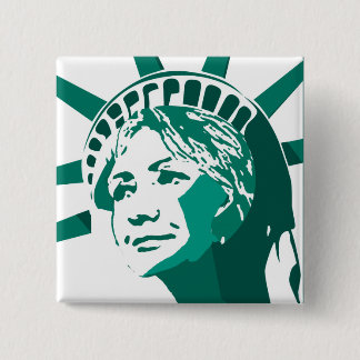 "Hillary as Liberty" Button