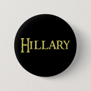 Hillary, button, for sale ! 6 cm round badge