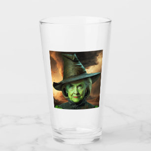 Hillary Cinton Wicked Witch of The United States   Glass