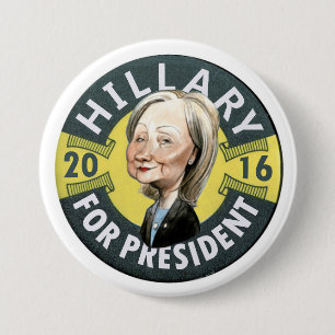 Hillary Clinton 2016 7.5 Cm Round Badge