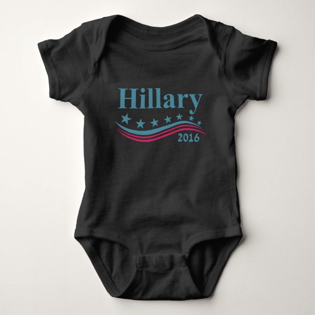 Hillary Clinton 2016 Baby Bodysuit (Front)