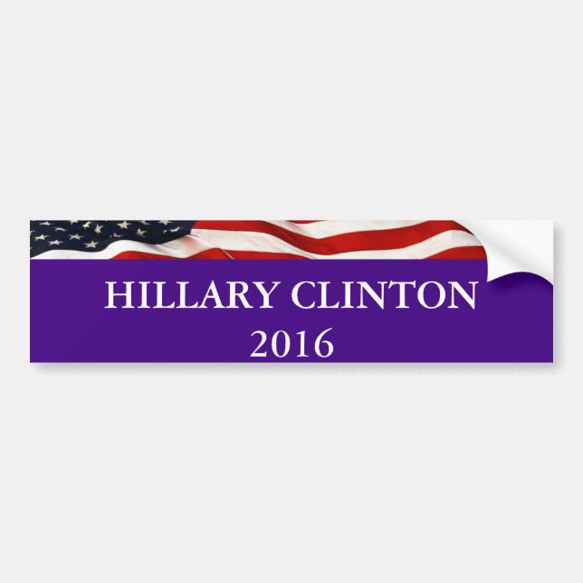 Hillary Clinton 2016 Bumper Sticker (Front)