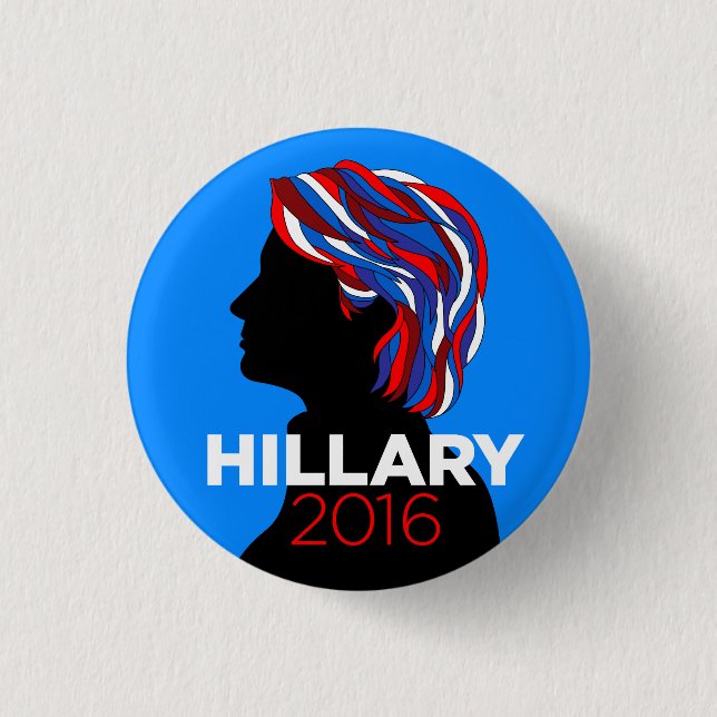 Hillary Clinton 2016 Button (Front)