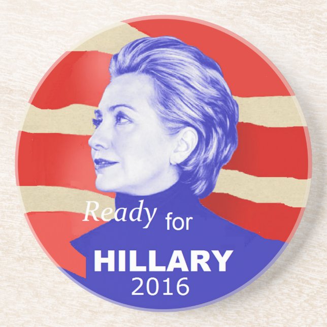 Hillary Clinton 2016 Coaster (Front)