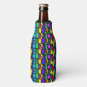 Hillary Clinton 2016 custom monogram bottle cooler