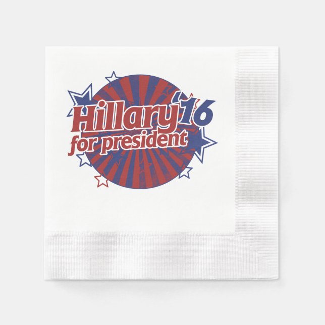 Hillary Clinton 2016 Napkin (Front)