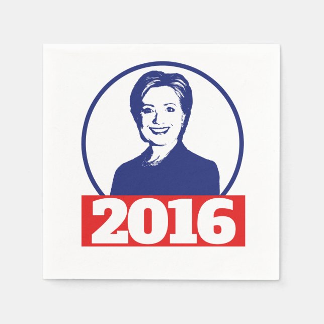 Hillary Clinton 2016 Napkin (Front)
