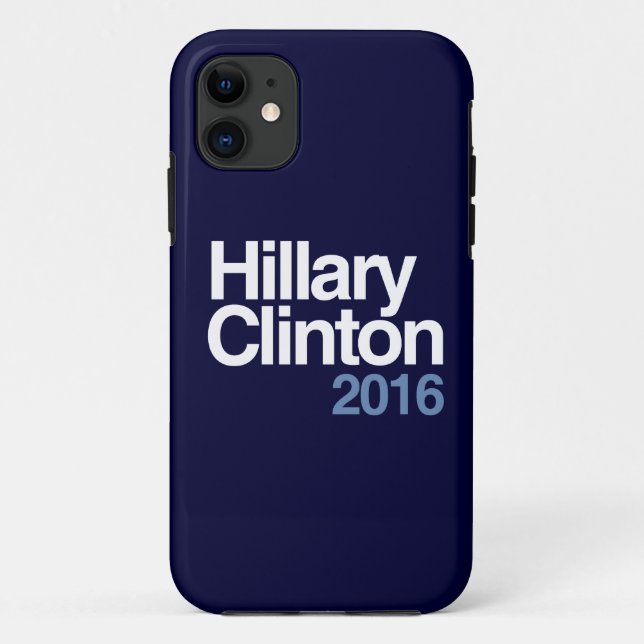 HILLARY CLINTON 2016 SIMPLE Case-Mate iPhone CASE (Back)