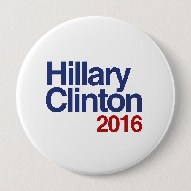 HILLARY CLINTON 2016 SIMPLE.png 10 Cm Round Badge (Front)