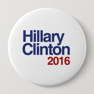 HILLARY CLINTON 2016 SIMPLE.png 10 Cm Round Badge