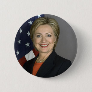 Hillary Clinton 6 Cm Round Badge