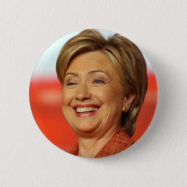 Hillary Clinton 6 Cm Round Badge (Front)