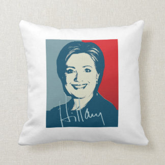 HILLARY CLINTON AUTOGRAPHED SIGN.png Cushion