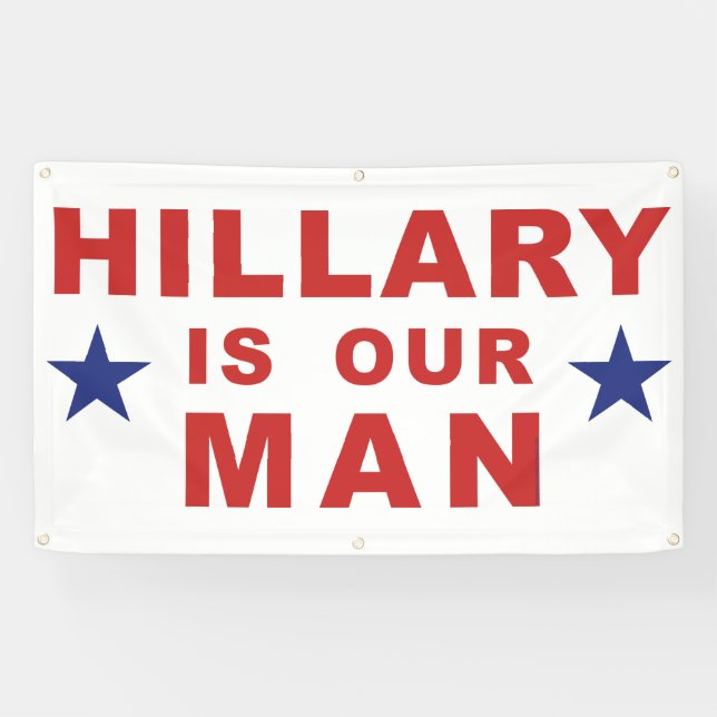 Hillary Clinton banner Hillary Clinton sign 2016 (Horizontal)