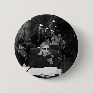 Hillary Clinton Being A Boss 6 Cm Round Badge