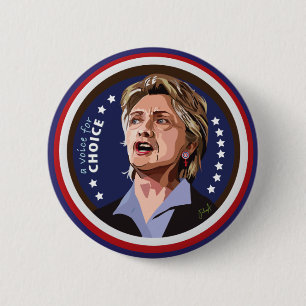 hillary  Clinton campaign button