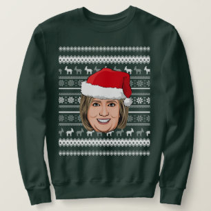 HILLARY CLINTON Christmas Sweatshirt