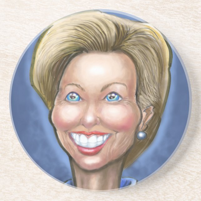 Hillary Clinton Coaster (Front)