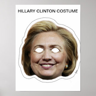Hillary Clinton Costume Poster