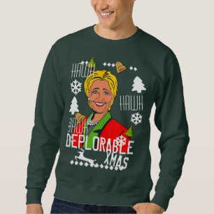 Hillary Clinton Deplorable Ugly Christmas Sweater