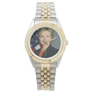 Hillary Clinton election 2016 Two-Tone Bracelet Watch
