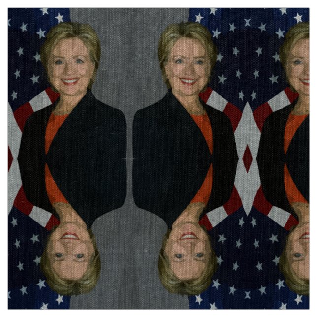 hillary clinton fabric (Swatch)