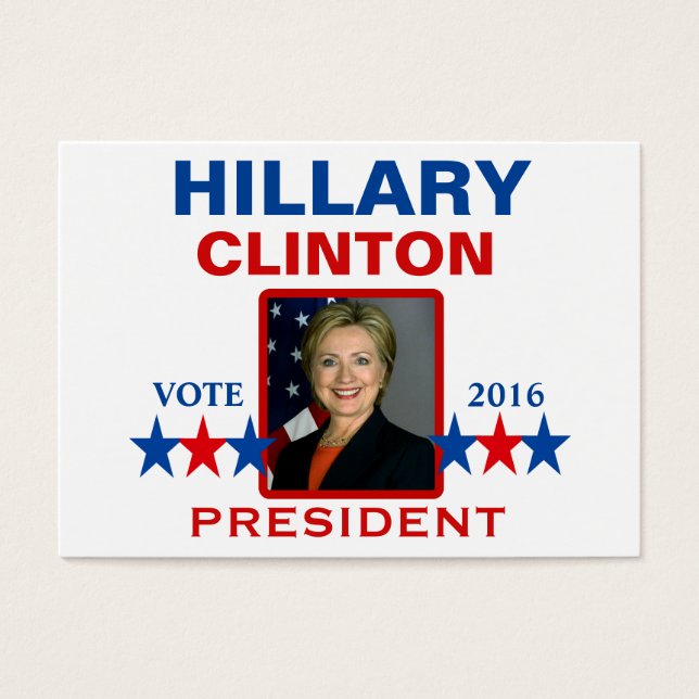 Hillary Clinton for President 2016 (Front)