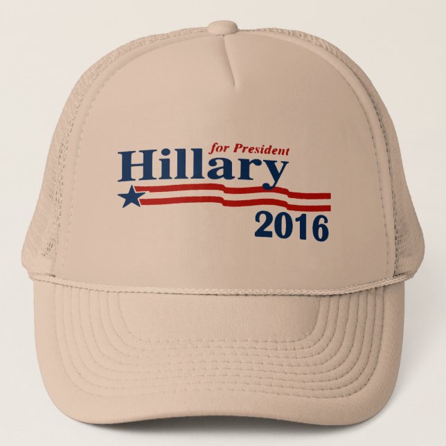 Hillary Clinton For President 2016 Campaign Hat (Front)