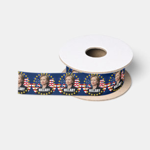 Hillary Clinton for president 2016 Ribbon Satin Ribbon
