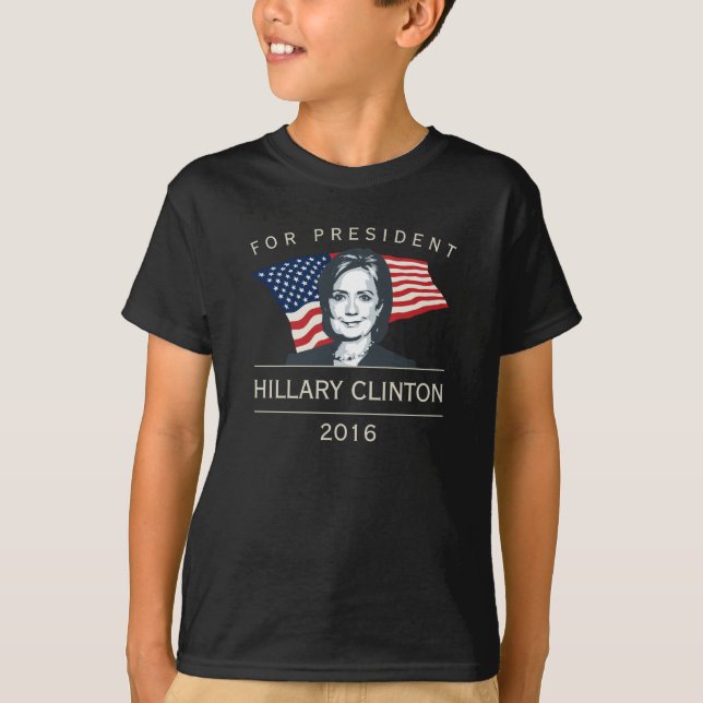 Hillary Clinton for president 2016 T-Shirt (Front)