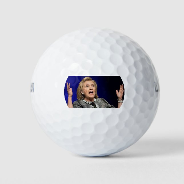 Hillary Clinton Golf Ball (Front)