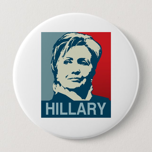 HILLARY CLINTON HOPE-.png 10 Cm Round Badge (Front)
