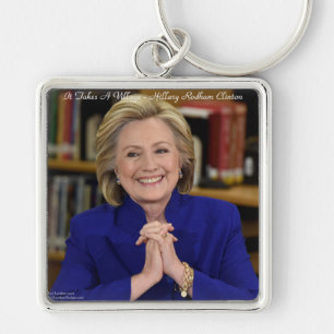Hillary Clinton It Takes A Village Gift Key Ring