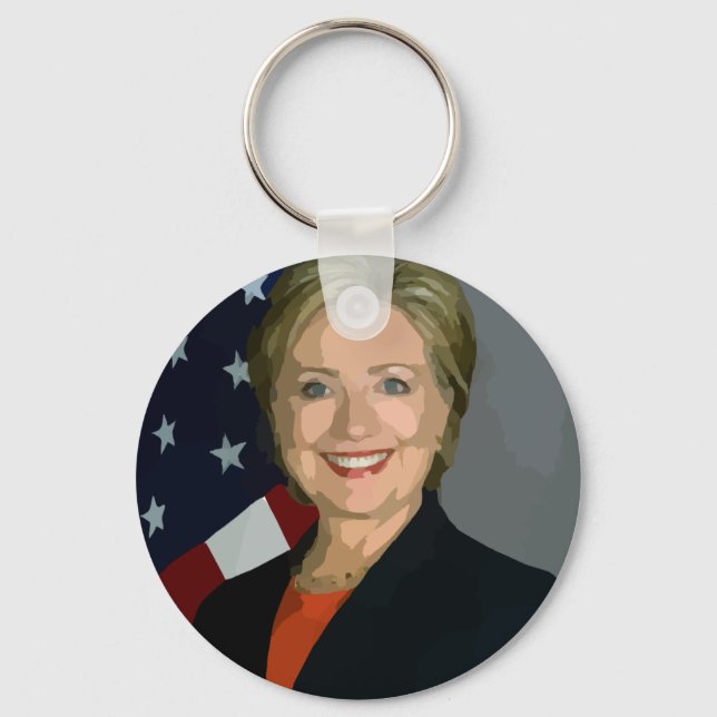 hillary clinton key ring (Front)