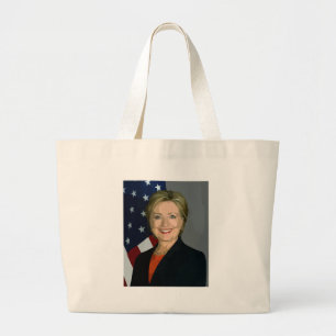 hillary clinton large tote bag