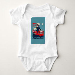 Hillary Clinton latest campaign slogan for 2016 Baby Bodysuit